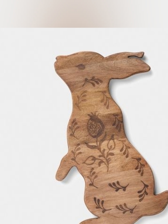 Threshold Other - Figural Bunny Cutting Board - Natural Brown